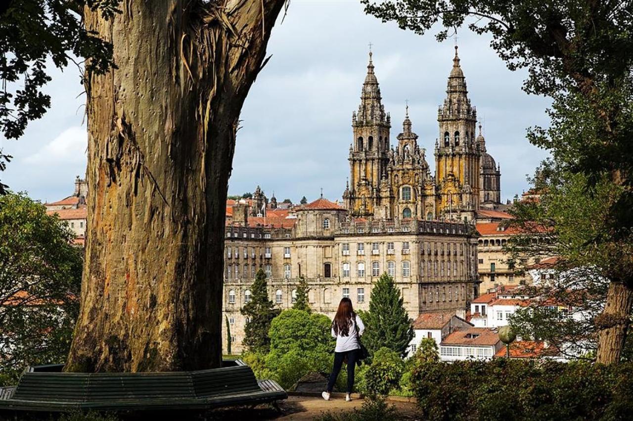 Apartamento De Diseno Centrico Con Terraza Espectacular Santiago de Compostela Dış mekan fotoğraf